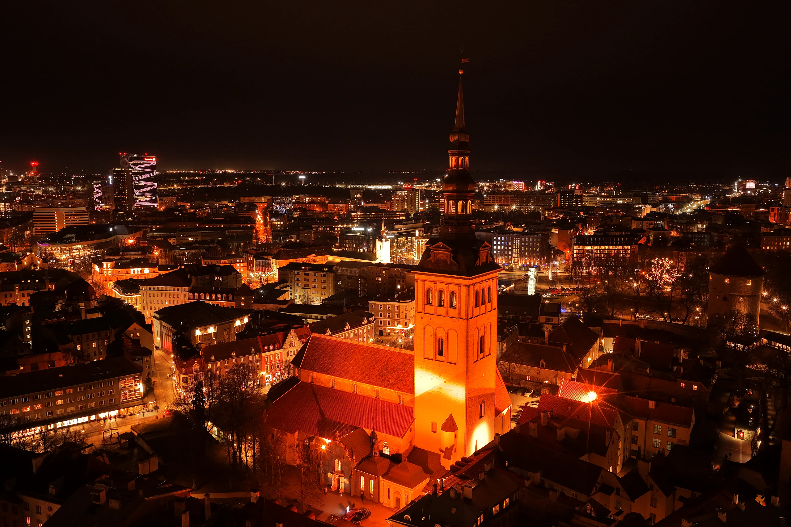 St Olav's Church over the Old Town